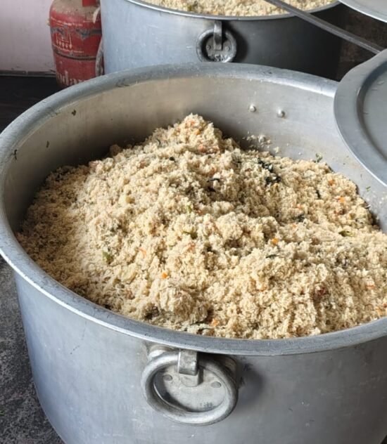 High quality vegetable rice for 3000 people